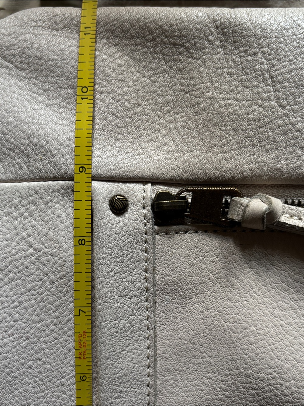 The Sak Collective Pebbled Leather Crossbody in Light Cream - Picture 8 of 8